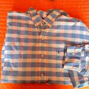 Izod Saltwater relaxed classic long sleeved cotton dress shirtszxL